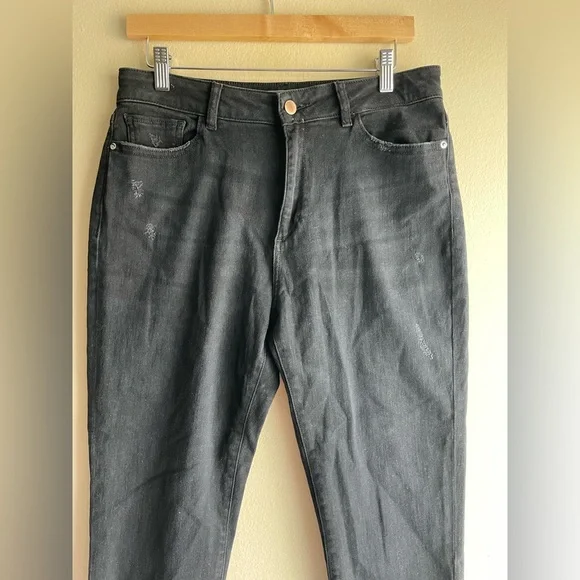 DL1961 Women Black Denim Jeans Size 31 - Picture 4 of 13